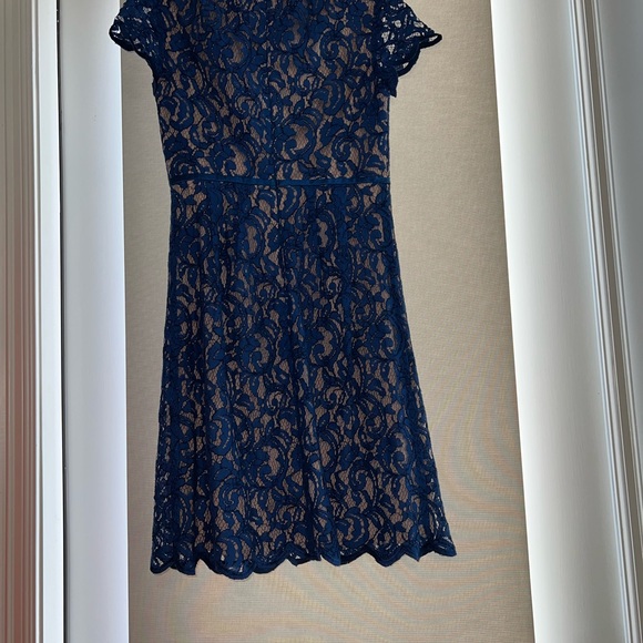 Adrianna Papell Royal Blue Lace Dress - Picture 2 of 5